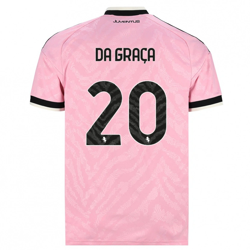 Danxen Män Cosimo Da Graça #20 Rosa Svart Bortatröja Matchtröjor 2026/27 Tröjor T-Tröja