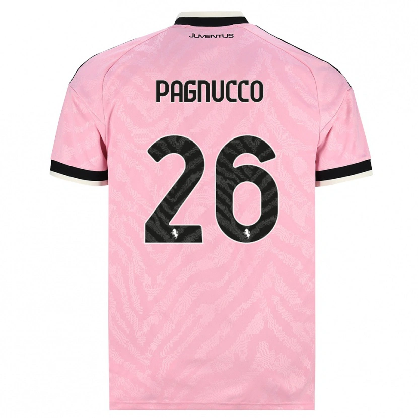 Danxen Män Filippo Pagnucco #26 Rosa Svart Bortatröja Matchtröjor 2026/27 Tröjor T-Tröja