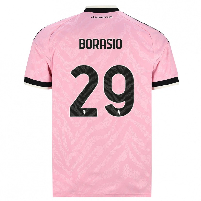 Danxen Män Benit Borasio #29 Rosa Svart Bortatröja Matchtröjor 2026/27 Tröjor T-Tröja