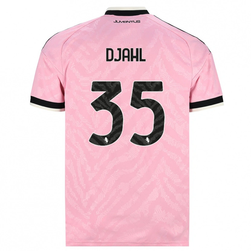 Danxen Män Rayan Djahl #35 Rosa Svart Bortatröja Matchtröjor 2026/27 Tröjor T-Tröja