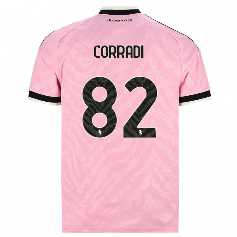 Danxen Män Christian Corradi #82 Rosa Svart Bortatröja Matchtröjor 2026/27 Tröjor T-Tröja
