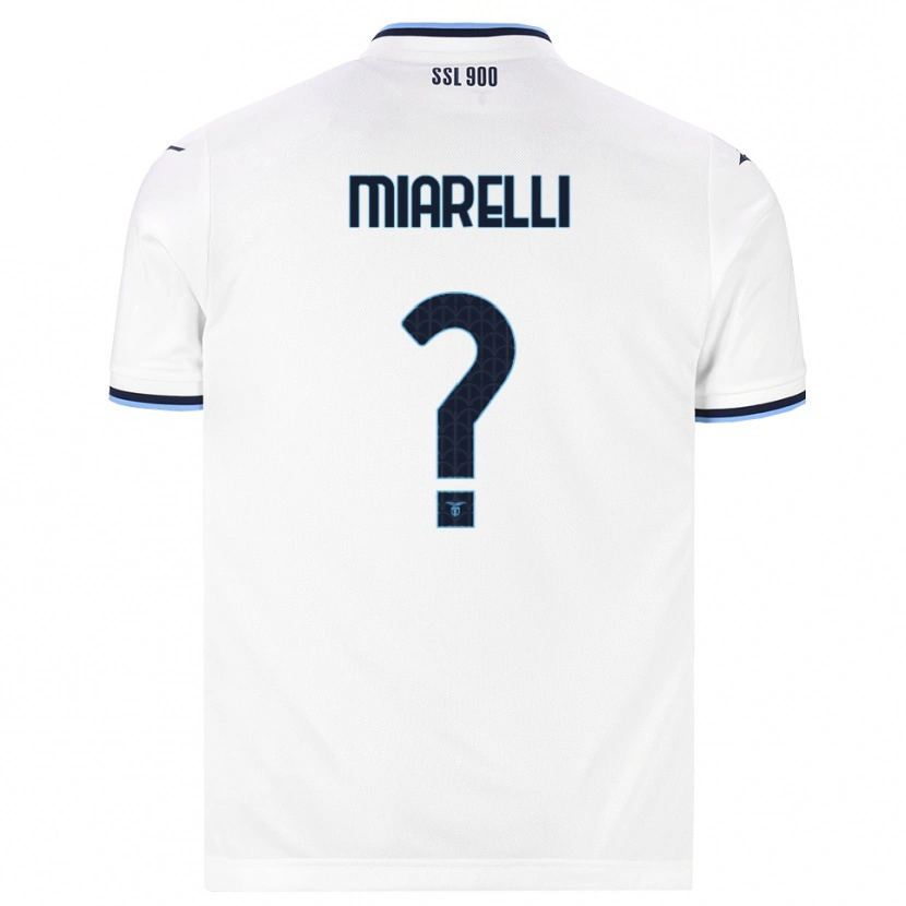 Danxen Män Andrea Miarelli #0 Vit Marinblå Bortatröja Matchtröjor 2026/27 Tröjor T-Tröja