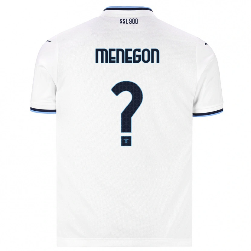 Danxen Män Riccardo Menegon #0 Vit Marinblå Bortatröja Matchtröjor 2026/27 Tröjor T-Tröja