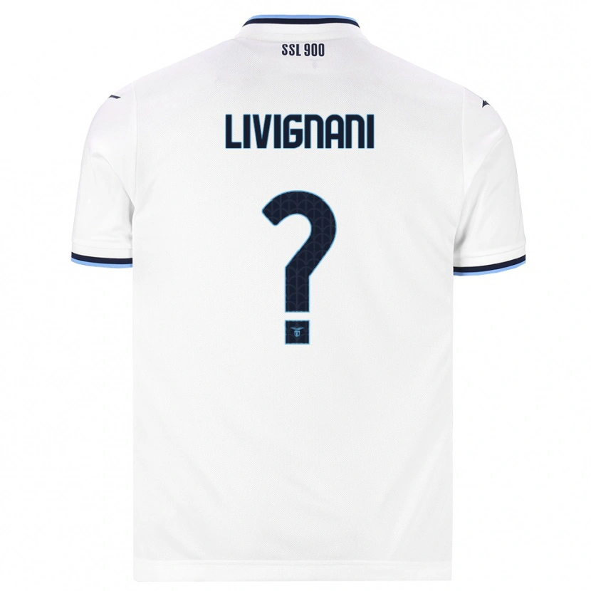 Danxen Män Gioia Livignani #0 Vit Marinblå Bortatröja Matchtröjor 2026/27 Tröjor T-Tröja