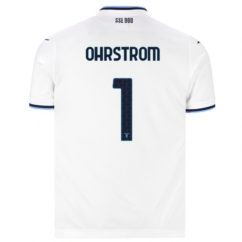 Danxen Män Stephanie Ohrstrom #1 Vit Marinblå Bortatröja Matchtröjor 2026/27 Tröjor T-Tröja