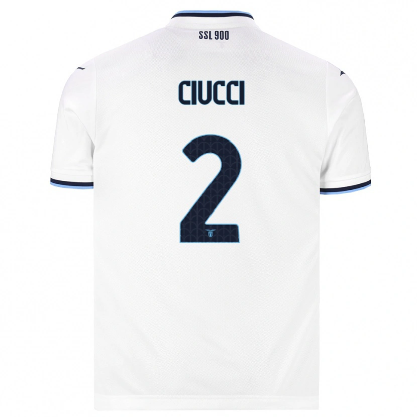 Danxen Män Federico Ciucci #2 Vit Marinblå Bortatröja Matchtröjor 2026/27 Tröjor T-Tröja
