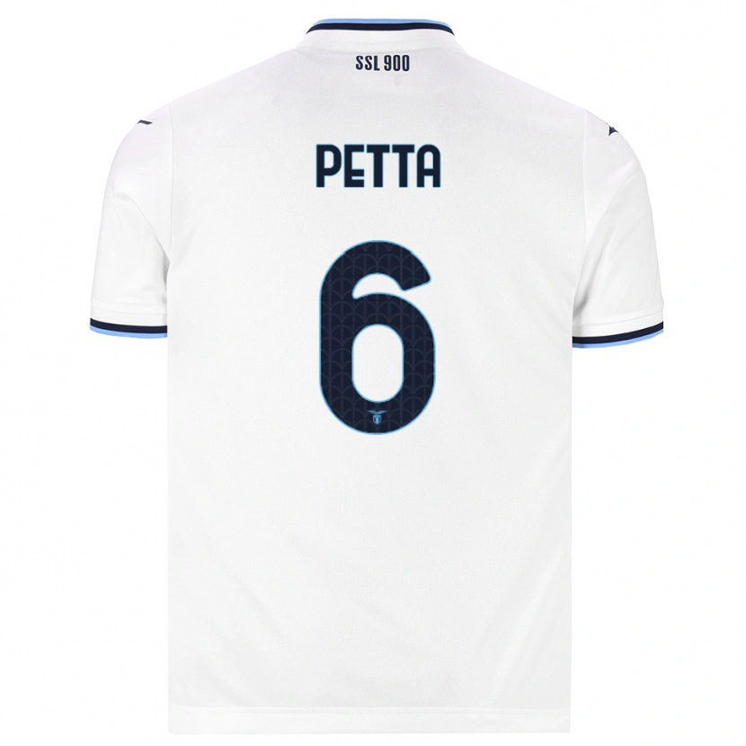 Danxen Män Andrea Petta #6 Vit Marinblå Bortatröja Matchtröjor 2026/27 Tröjor T-Tröja
