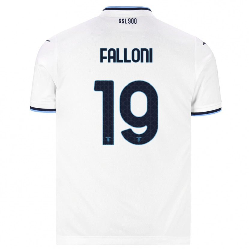 Danxen Män Ludovica Falloni #19 Vit Marinblå Bortatröja Matchtröjor 2026/27 Tröjor T-Tröja