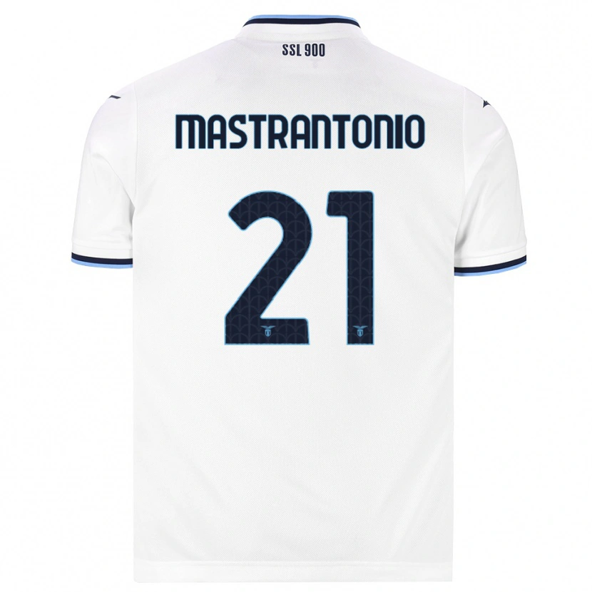 Danxen Män Ella Mastrantonio #21 Vit Marinblå Bortatröja Matchtröjor 2026/27 Tröjor T-Tröja