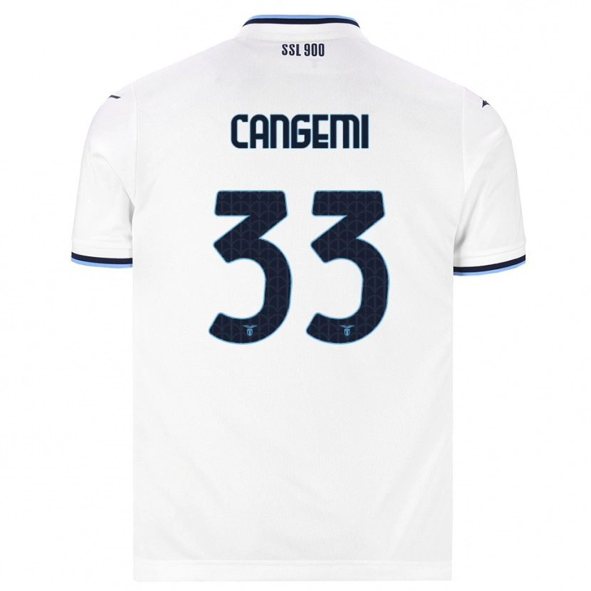 Danxen Män Emanuele Cangemi #33 Vit Marinblå Bortatröja Matchtröjor 2026/27 Tröjor T-Tröja