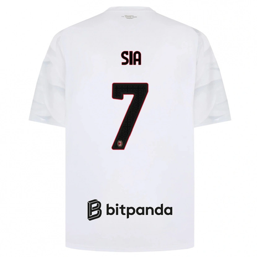 Danxen Män Diego Sia #7 Vit Röd Svart Bortatröja Matchtröjor 2026/27 Tröjor T-Tröja