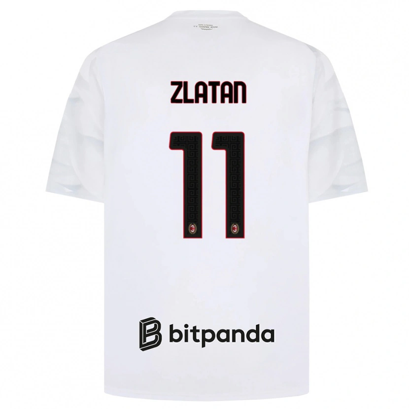 Danxen Män Zlatan Ibrahimovic #11 Vit Röd Svart Bortatröja Matchtröjor 2026/27 Tröjor T-Tröja