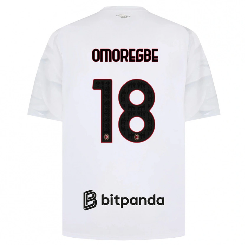Danxen Män Bob Murphy Omoregbe #18 Vit Röd Svart Bortatröja Matchtröjor 2026/27 Tröjor T-Tröja