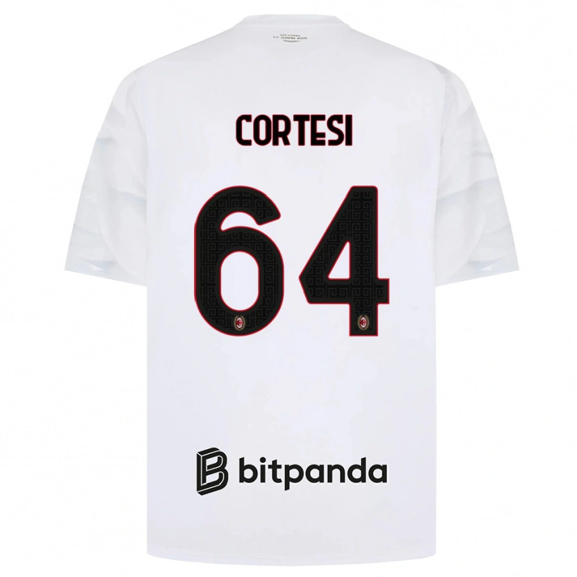 Danxen Män Selena Cortesi #64 Vit Röd Svart Bortatröja Matchtröjor 2026/27 Tröjor T-Tröja