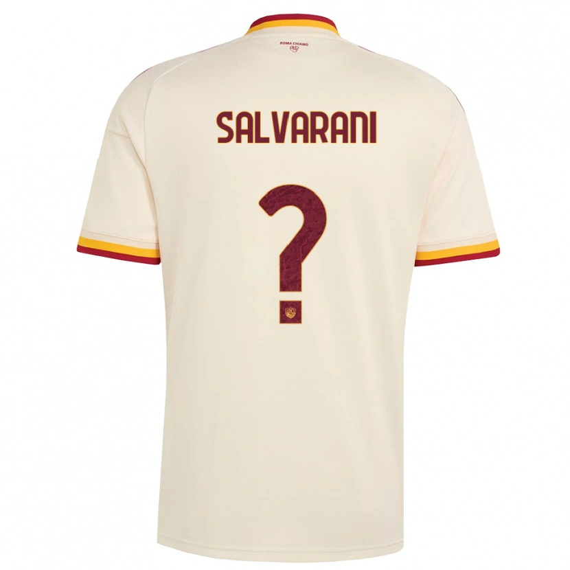Danxen Män Mattia Salvarani #0 Champagne Röd Gul Bortatröja Matchtröjor 2026/27 Tröjor T-Tröja