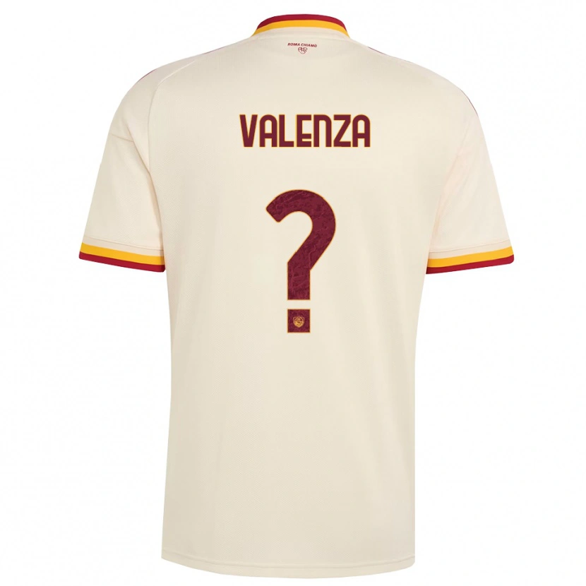 Danxen Män Salvatore Valenza #0 Champagne Röd Gul Bortatröja Matchtröjor 2026/27 Tröjor T-Tröja