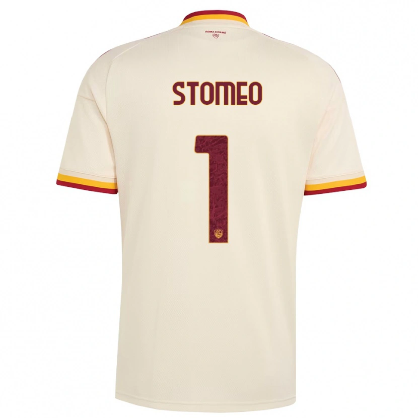 Danxen Män Giorgio Stomeo #1 Champagne Röd Gul Bortatröja Matchtröjor 2026/27 Tröjor T-Tröja