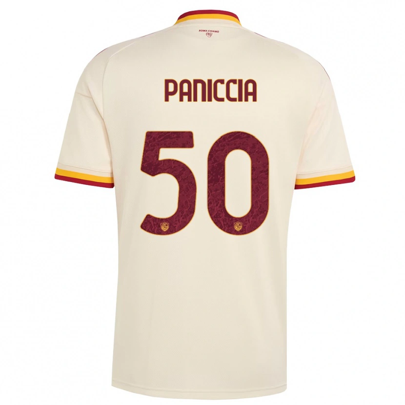 Danxen Män Martina Paniccia #50 Champagne Röd Gul Bortatröja Matchtröjor 2026/27 Tröjor T-Tröja