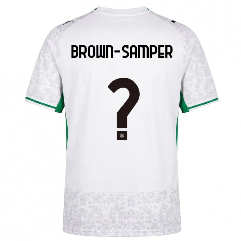 Danxen Män Isaac Brown-Samper #0 Vit Svart Grön Bortatröja Matchtröjor 2026/27 Tröjor T-Tröja