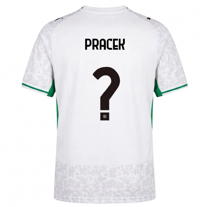 Danxen Män Lorenzo Pracek #0 Vit Svart Grön Bortatröja Matchtröjor 2026/27 Tröjor T-Tröja