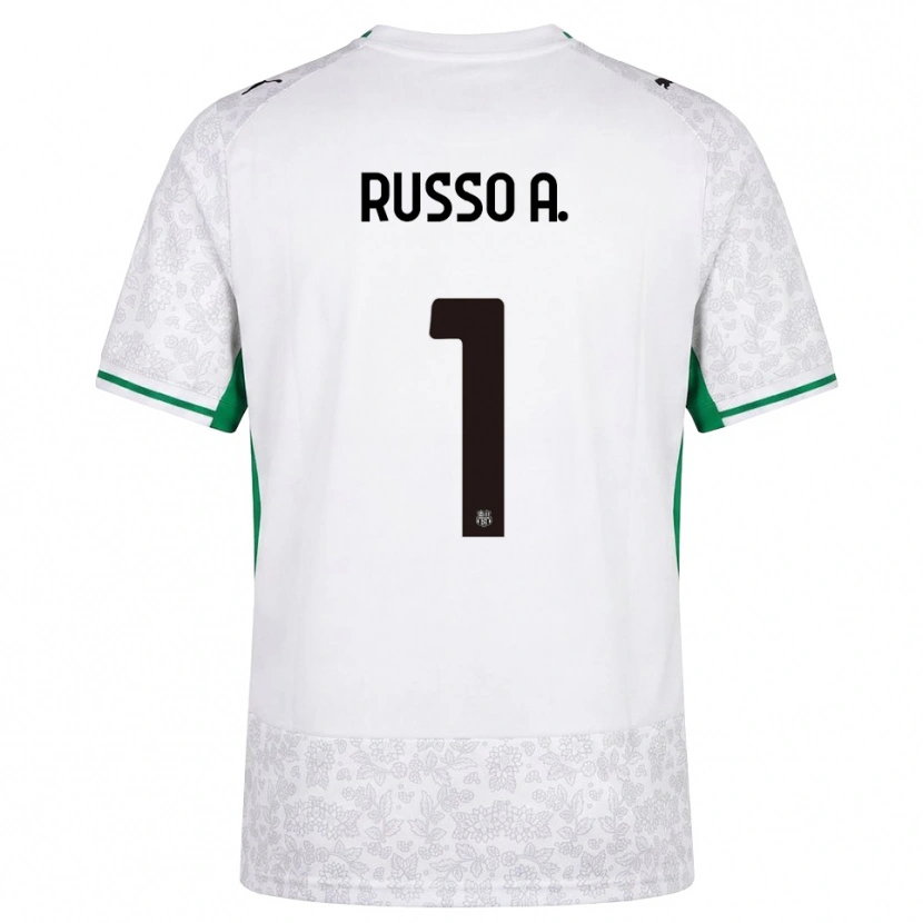Danxen Män Alessandro Russo #1 Vit Svart Grön Bortatröja Matchtröjor 2026/27 Tröjor T-Tröja