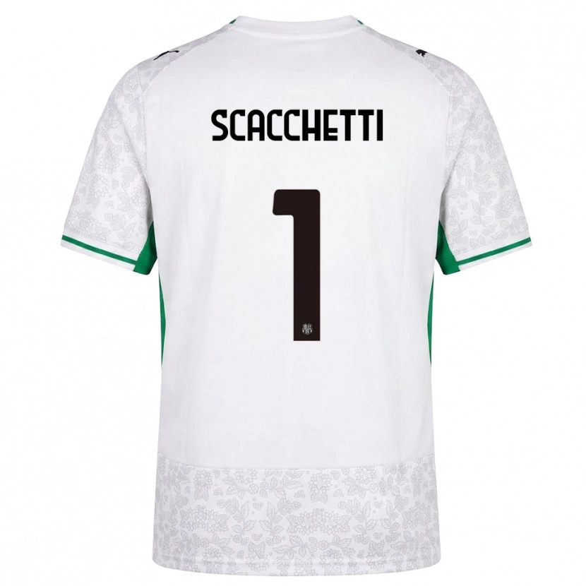 Danxen Män Alessandro Scacchetti #1 Vit Svart Grön Bortatröja Matchtröjor 2026/27 Tröjor T-Tröja