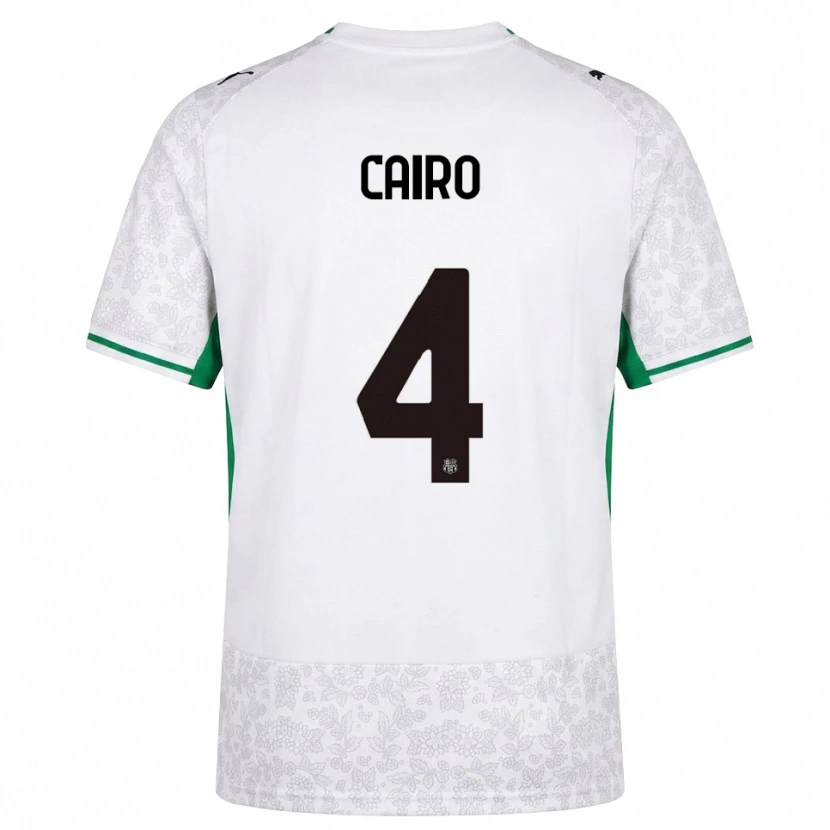 Danxen Män Nicolas Cairo #4 Vit Svart Grön Bortatröja Matchtröjor 2026/27 Tröjor T-Tröja