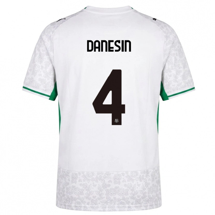 Danxen Män Federico Danesin #4 Vit Svart Grön Bortatröja Matchtröjor 2026/27 Tröjor T-Tröja
