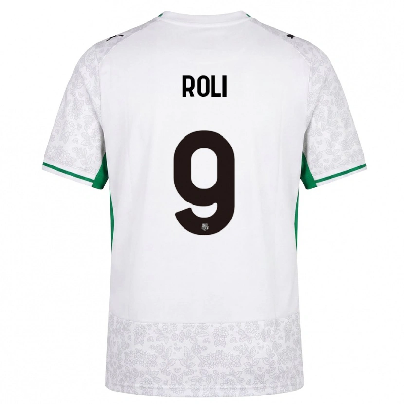 Danxen Män Riccardo Roli #9 Vit Svart Grön Bortatröja Matchtröjor 2026/27 Tröjor T-Tröja