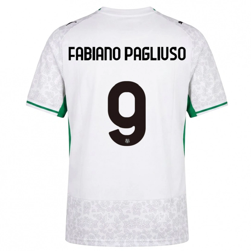 Danxen Män Paolo Fabiano Pagliuso #9 Vit Svart Grön Bortatröja Matchtröjor 2026/27 Tröjor T-Tröja