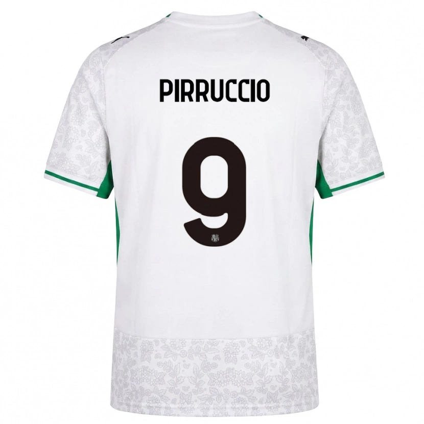 Danxen Män Federico Pirruccio #9 Vit Svart Grön Bortatröja Matchtröjor 2026/27 Tröjor T-Tröja