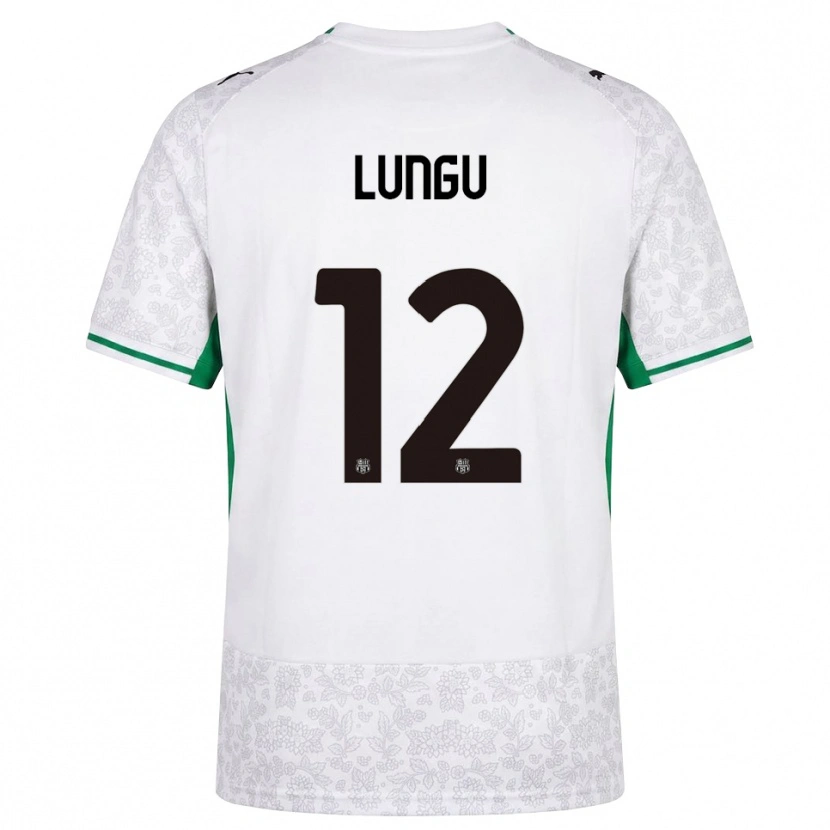 Danxen Män Luca Lungu #12 Vit Svart Grön Bortatröja Matchtröjor 2026/27 Tröjor T-Tröja