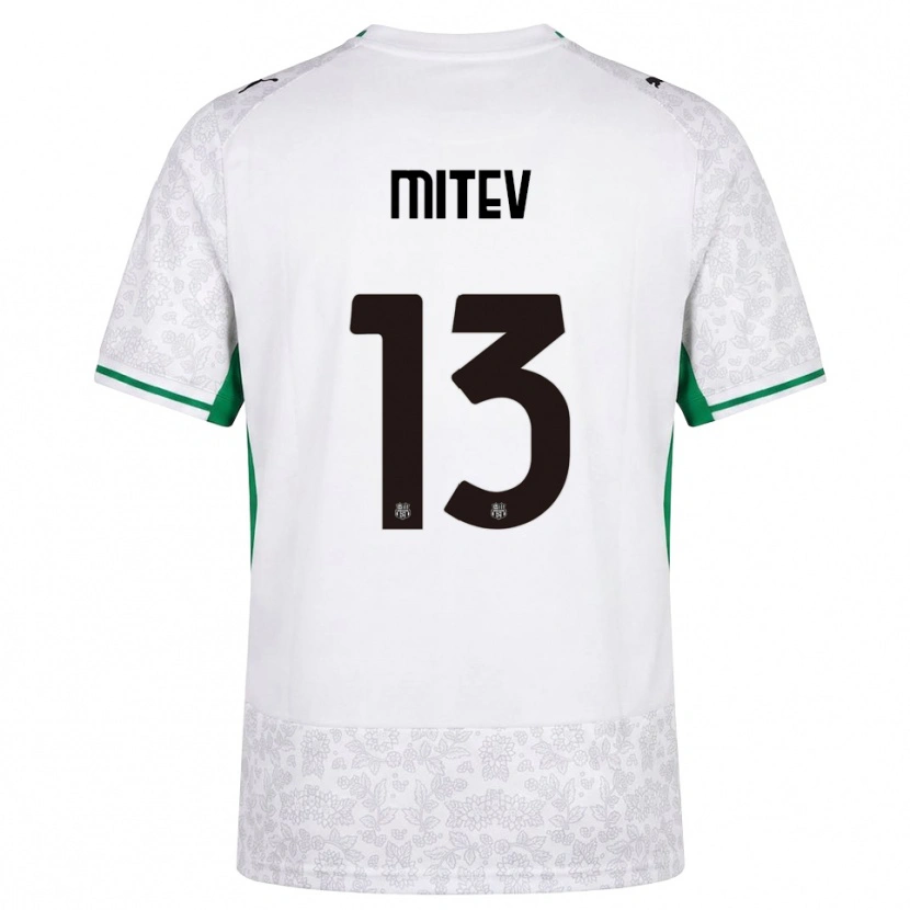 Danxen Män Nikola Mitev #13 Vit Svart Grön Bortatröja Matchtröjor 2026/27 Tröjor T-Tröja