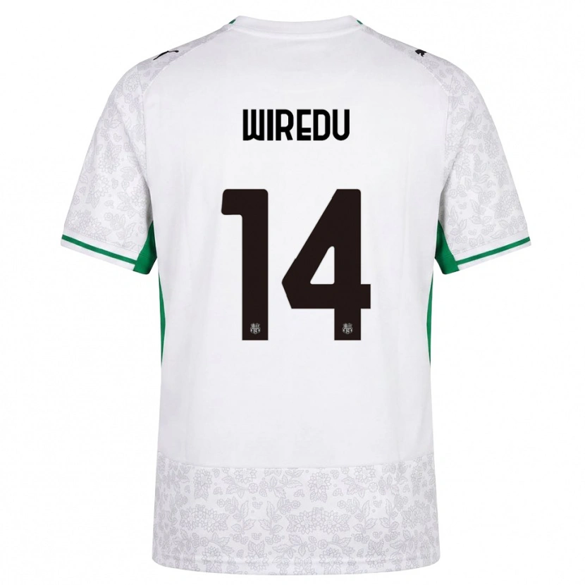 Danxen Män Francis Wiredu #14 Vit Svart Grön Bortatröja Matchtröjor 2026/27 Tröjor T-Tröja
