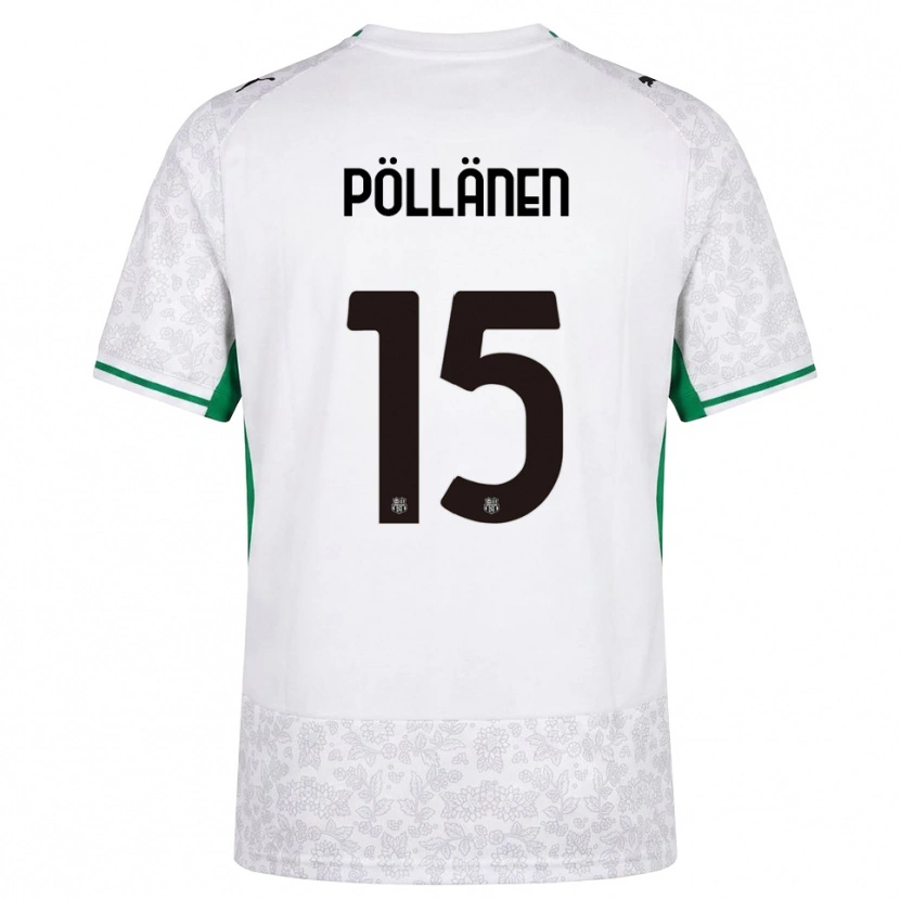Danxen Män Pharez Pöllänen #15 Vit Svart Grön Bortatröja Matchtröjor 2026/27 Tröjor T-Tröja