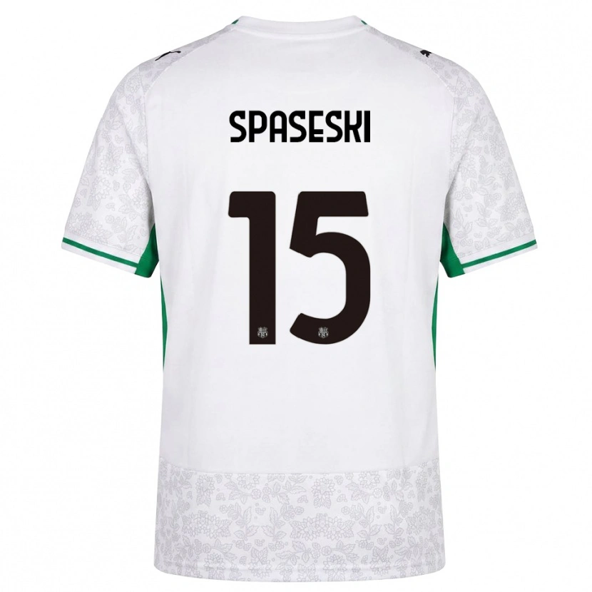 Danxen Män Dejan Spaseski #15 Vit Svart Grön Bortatröja Matchtröjor 2026/27 Tröjor T-Tröja