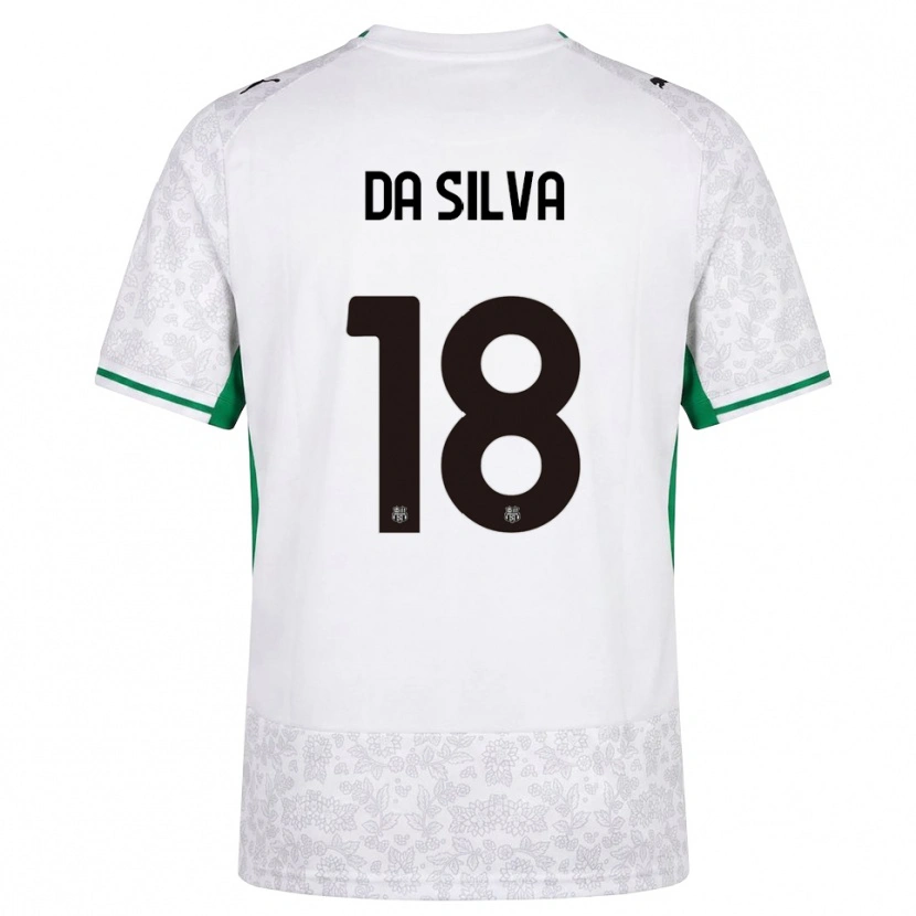 Danxen Män Ivan Da Silva #18 Vit Svart Grön Bortatröja Matchtröjor 2026/27 Tröjor T-Tröja