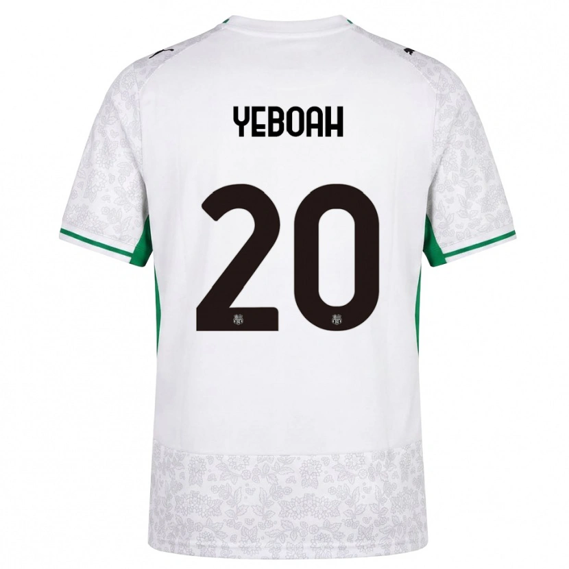 Danxen Män Daniel Yeboah #20 Vit Svart Grön Bortatröja Matchtröjor 2026/27 Tröjor T-Tröja