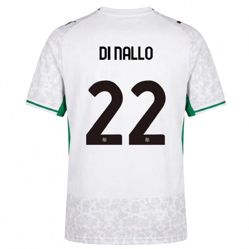 Danxen Män Erica Di Nallo #22 Vit Svart Grön Bortatröja Matchtröjor 2026/27 Tröjor T-Tröja