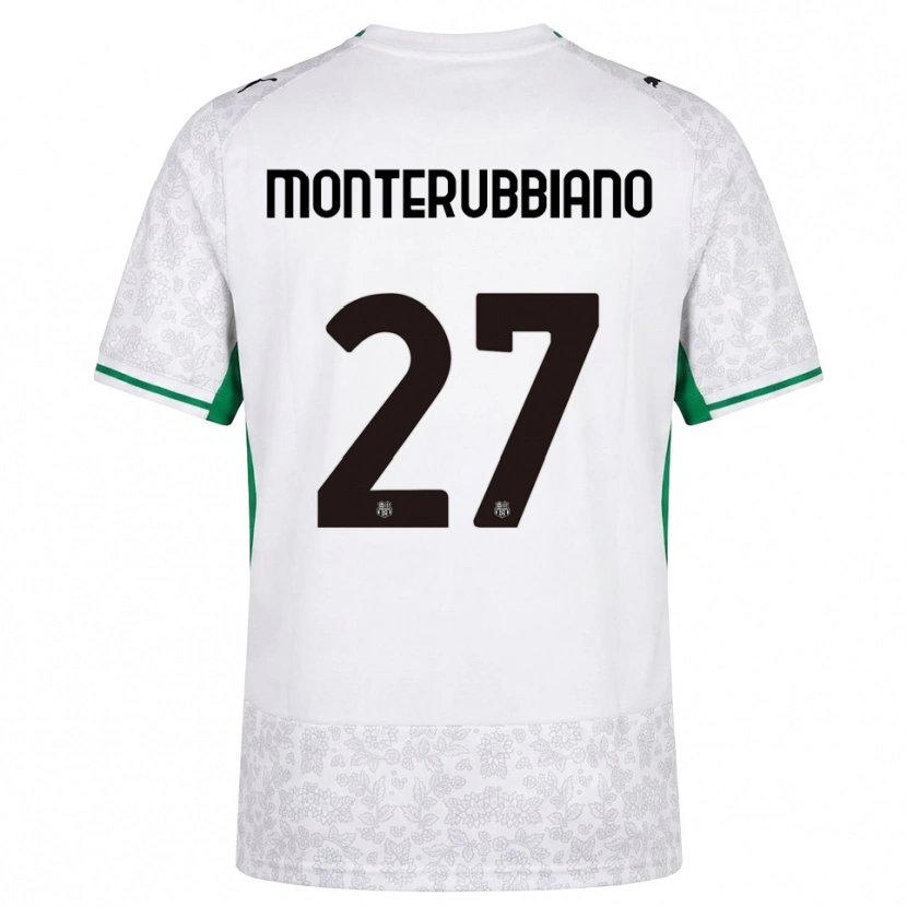 Danxen Män Valeria Monterubbiano #27 Vit Svart Grön Bortatröja Matchtröjor 2026/27 Tröjor T-Tröja
