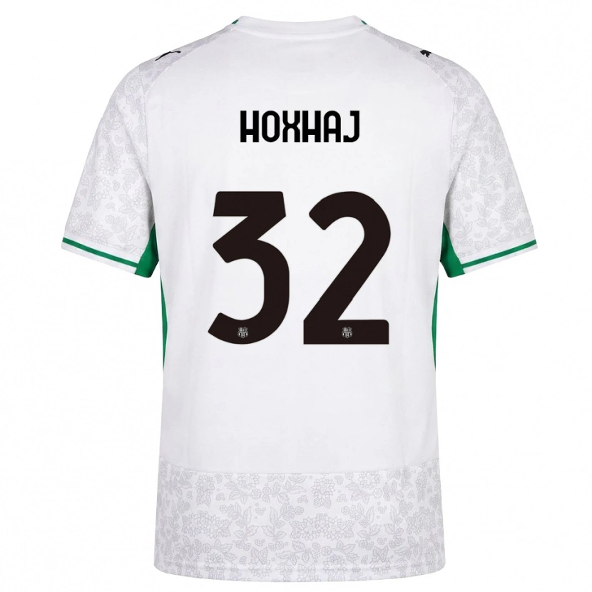 Danxen Män Kristina Hoxhaj #32 Vit Svart Grön Bortatröja Matchtröjor 2026/27 Tröjor T-Tröja