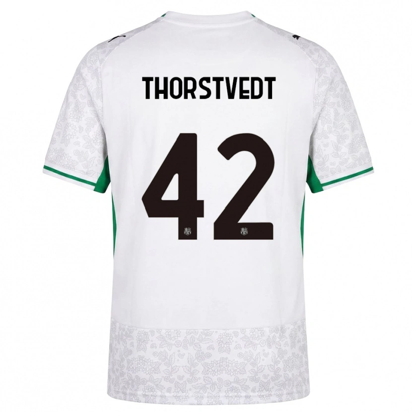 Danxen Män Kristian Thorstvedt #42 Vit Svart Grön Bortatröja Matchtröjor 2026/27 Tröjor T-Tröja