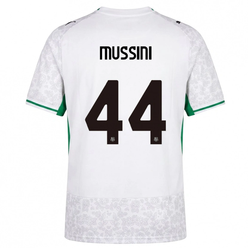 Danxen Män Andrea Mussini #44 Vit Svart Grön Bortatröja Matchtröjor 2026/27 Tröjor T-Tröja