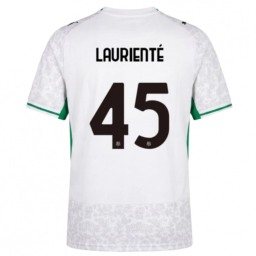 Danxen Män Armand Laurienté #45 Vit Svart Grön Bortatröja Matchtröjor 2026/27 Tröjor T-Tröja