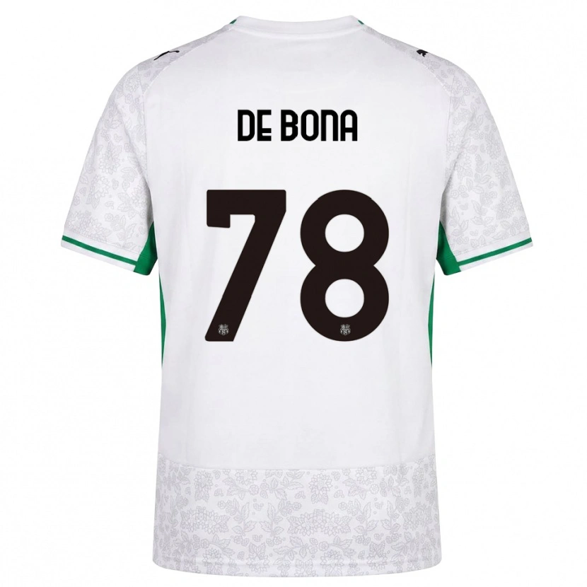 Danxen Män Francesca De Bona #78 Vit Svart Grön Bortatröja Matchtröjor 2026/27 Tröjor T-Tröja