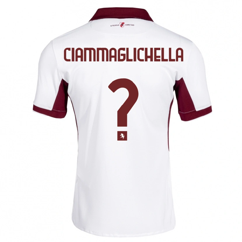 Danxen Män Aaron Ciammaglichella #0 Burgundy Vit Röd Bortatröja Matchtröjor 2026/27 Tröjor T-Tröja