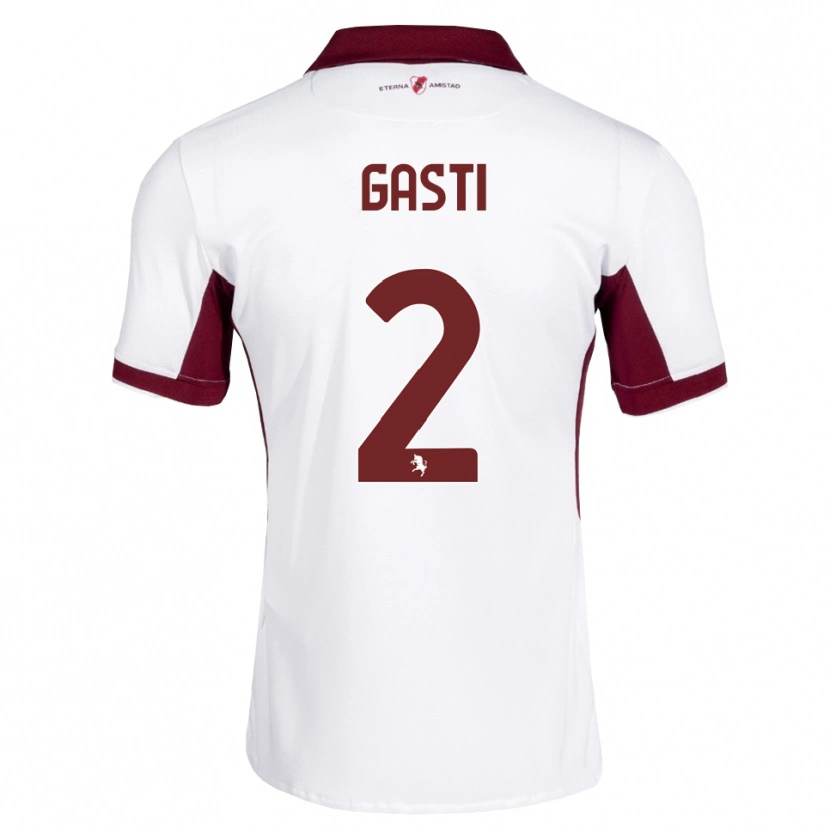 Danxen Män Habtamu Gasti #2 Burgundy Vit Röd Bortatröja Matchtröjor 2026/27 Tröjor T-Tröja