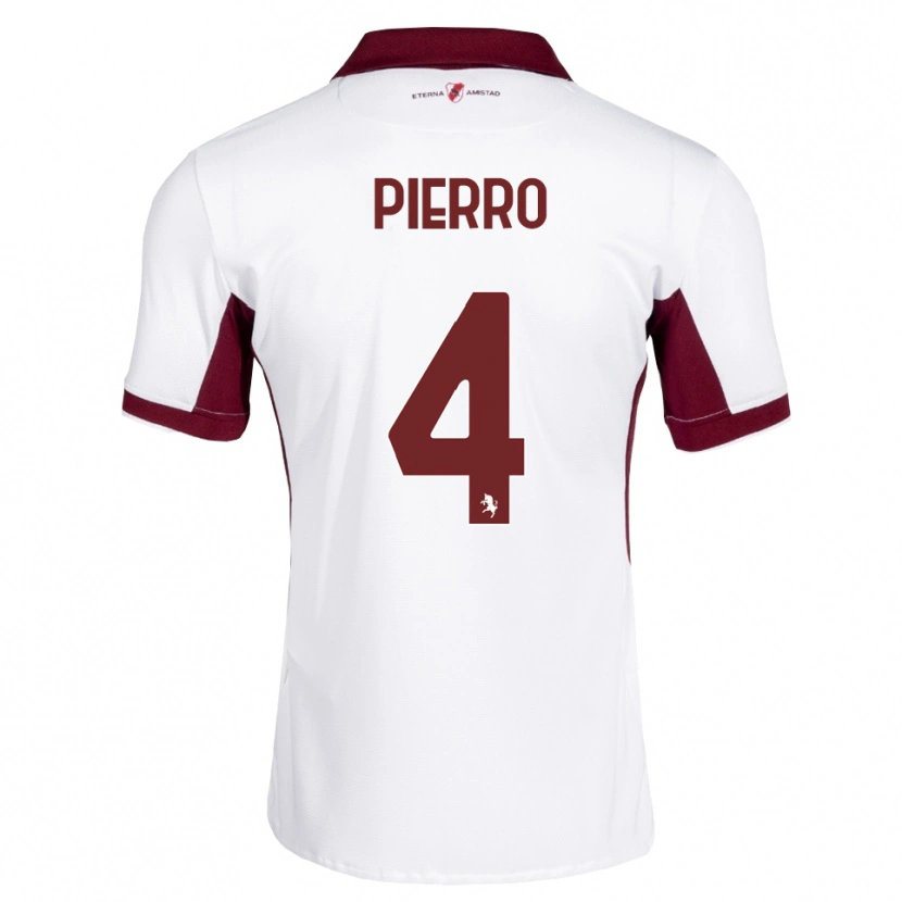 Danxen Män Dennis Pierro #4 Burgundy Vit Röd Bortatröja Matchtröjor 2026/27 Tröjor T-Tröja