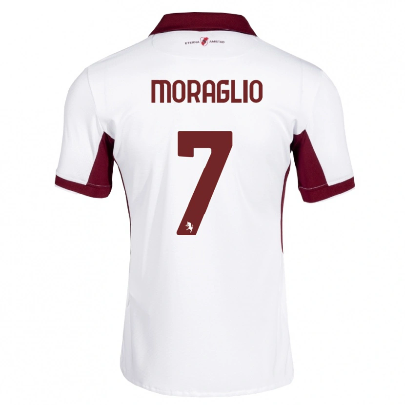 Danxen Män Federico Moraglio #7 Burgundy Vit Röd Bortatröja Matchtröjor 2026/27 Tröjor T-Tröja