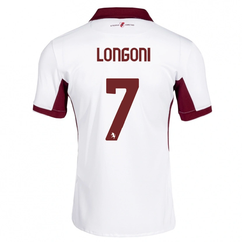 Danxen Män Marco Longoni #7 Burgundy Vit Röd Bortatröja Matchtröjor 2026/27 Tröjor T-Tröja